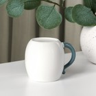 Чайная пара керамическая «Слоник», 2 предмета: кружка с ложкой 220 мл, блюдце 19×12,5 см - фото 4389547