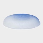 Тарелка глубокая «Лотос», d=23 см, стекло, синяя - Фото 3