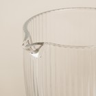 Кувшин SL Home «Модерн», 1.2 л, 19.5×13×18.5 см, стекло, прозрачный - Фото 5