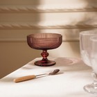 Креманка SL Home «Модерн», 300 мл, 12×10 см, стекло, розовая - Фото 5