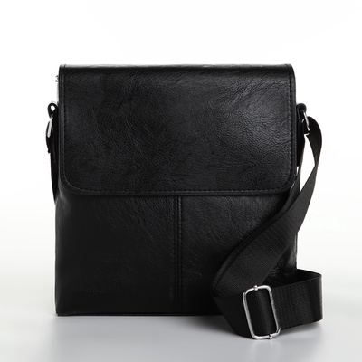 Сумка мужская, цвет чёрный