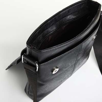 Сумка мужская, цвет чёрный