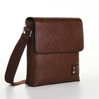 Сумка мужская, цвет коричневый - Фото 1