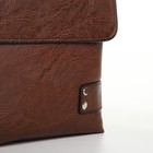 Сумка мужская, цвет коричневый - Фото 4