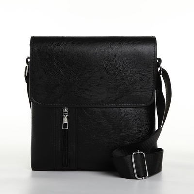 Сумка мужская, цвет чёрный