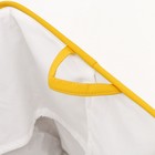 Корзина для хранения игрушек с затяжкой на веревке, 40×50×48 см, жёлтая - Фото 7