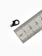 Замок-карабин, 14 мм (набор 10 шт.), чёрный - фото 48848493