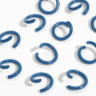 Кольцо соединительное, разъёмное d=5 мм, (набор 30 г), цвет синий - фото 7276307