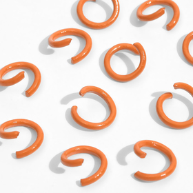 Кольцо соединительное, разъёмное d=5мм, (набор 30гр), цвет оранжевый