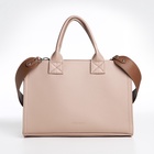 Сумка женская тоут TEXTURA на молнии, 33×9×23 см, бежевая - Фото 2