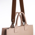 Сумка женская тоут TEXTURA на молнии, 33×9×23 см, бежевая - Фото 8