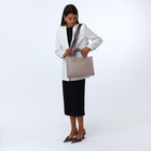 Сумка женская тоут TEXTURA на молнии, 33×9×23 см, серый - Фото 2