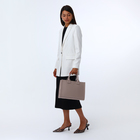 Сумка женская тоут TEXTURA на молнии, 33×9×23 см, серый - Фото 10