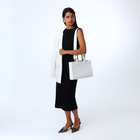 Сумка женская тоут TEXTURA на молнии, 33×9×23 см, белая - Фото 10