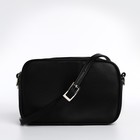 Сумка женская на молнии TEXTURA, маленький размер, чёрная - Фото 5