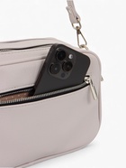 Сумка женская кросс-боди TEXTURA на молнии, 24×9×15 см, светло-серая - Фото 9