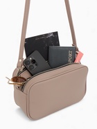 Сумка женская кросс-боди TEXTURA на молнии, 24×9×15 см, бежевая 9908821