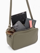 Сумка женская кросс-боди TEXTURA на молнии, 24×9×15 см, оливковая - Фото 14