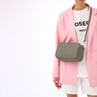 Сумка женская кросс-боди TEXTURA на молнии, 24×9×15 см, оливковая - Фото 2