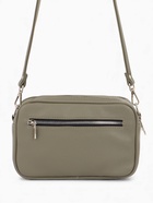 Сумка женская кросс-боди TEXTURA на молнии, 24×9×15 см, оливковая - Фото 7