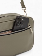 Сумка женская кросс-боди TEXTURA на молнии, 24×9×15 см, оливковая - Фото 8