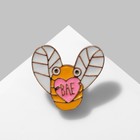 Значок «Пчёлка» милая, цветной в золоте - Фото 2