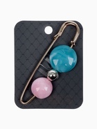 Булавка «Трио», 7 см, розово-голубая в золоте (комплект 2 шт) - фото 59355166