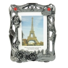 Фоторамка пластик "Розы у заборчика" 13х18 см, 18,5х23 см - Фото 1