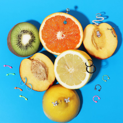 Пирсинг в бровь «Стрелы» дуо, L=0.8 см, МИКС (фасовка 20 шт.)