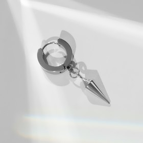 Пирсинг в ухо «Шип», d=9 мм, цвет серебро