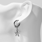 Пирсинг в ухо «Кольцо» звезда love you, d=9 мм, цвет серебро - Фото 5