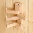 Вешалка из ольхи раздвижная, 5 рожков - фото 22702893