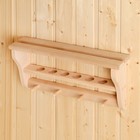 Полка-вешалка, 4 крючка - фото 22702899