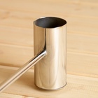 Ковш - черпак для бани и сауны «Прямой», нержавеющая сталь, 200 мл, деревянная ручка - Фото 6