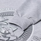 Костюм для мальчика (свитшот, брюки), цвет средне-серый меланж, рост 104 см - фото 23004416