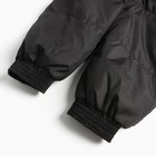 Комбинезон детский, цвет черный, рост 92см - фото 22728394