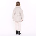Куртка детская стеганая, цвет латте, рост 104 см - Фото 4