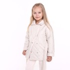 Куртка детская стеганая, цвет латте, рост 104 см - Фото 5