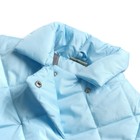 Куртка детская стеганая, цвет голубой, рост 98 см - Фото 7
