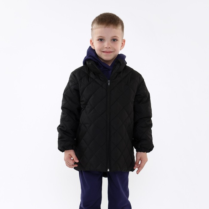 Куртка детская стеганая, цвет черный, рост 110 см