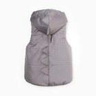 Жилет детский, цвет серый, рост 92 см - фото 22728625