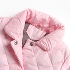Куртка детская стеганая, цвет пудра, рост 86 см - Фото 3
