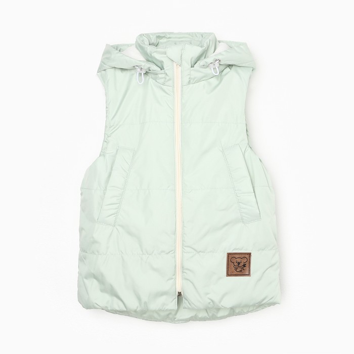 Жилет детский «Единорожка», рост 86 см, мятный, розовый - Фото 1