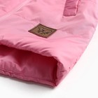 Жилет детский Единорожка, цвет розовый/серый, рост 86 см - Фото 4