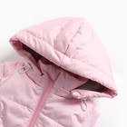 Жилет детский стеганная, цвет пудра , рост 92 см - фото 22728806