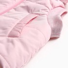 Жилет детский стеганная, цвет пудра , рост 92 см - фото 22861045