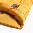 Жилет детский стеганная, цвет горчица , рост 86 см - фото 22728828