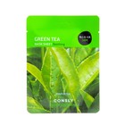 Тканевая маска Consly для лица с экстрактом листьев зелёного чая, 25 мл - фото 319946309