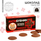 Шоколадные таблетки «Антибубнин» в коробке, 100 г. - фото 10893947