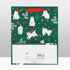 Пакет подарочный новогодний ламинированный «Новогодние котики», люкс 26×32×12 см - Фото 3